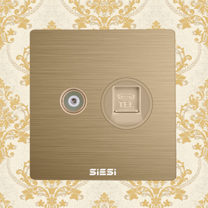 TV Socket and Telephone Socket 2 in 1