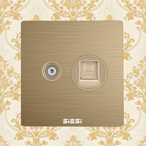 TV Socket and Internet Socket 2 in 1