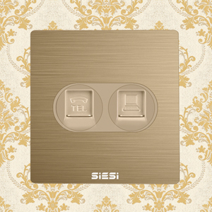 Telephone Socket and Internet Socket 2 in 1