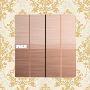 10A Four Gang 1 Way Wall Switch