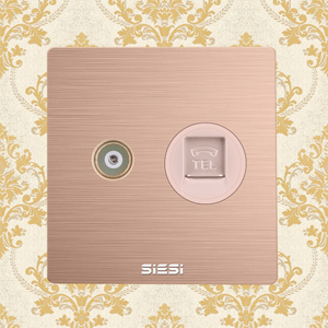 TV Socket and Telephone Socket 2 in 1