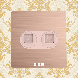 Telephone Socket and Internet Socket 2 in 1