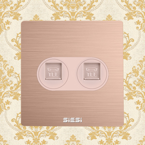 2 Gang Telephone Socket
