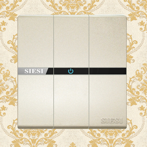 10A Three Gang 1 Way Wall Switch