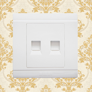 2 Gang Telephone Socket