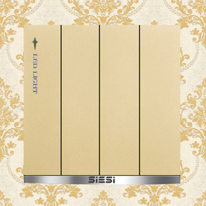 10A Four Gang 1 Way Wall Switch